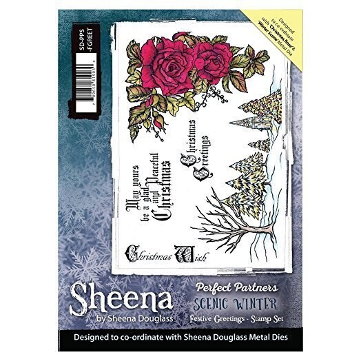 Sheena Douglass - Perfect Partners Scenic Winter A6 FESTIVE GREETINGS **HALF PRICE**