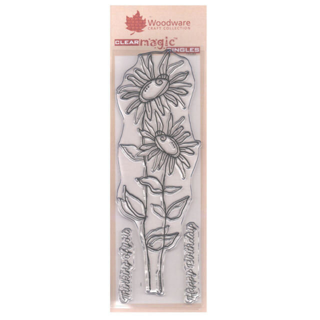Woodware Clear Magic Singles - TATTY DAISIES