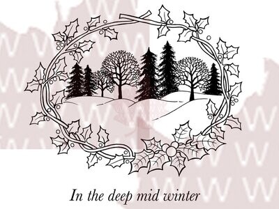Woodware Stamps - WINTER WONDERLAND
