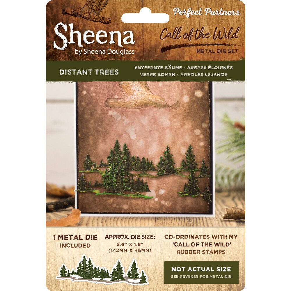 Sheena Douglass Perfect Partners Metal Die Call of the Wild - DISTANT TREES
