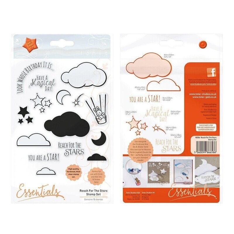 Tonic Acrylic Stamp Set - REACH FOR THE STARS