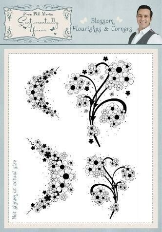Sentimentally Yours - Blossom Flourishes &amp; Corners by Phil Martin **50% OFF**