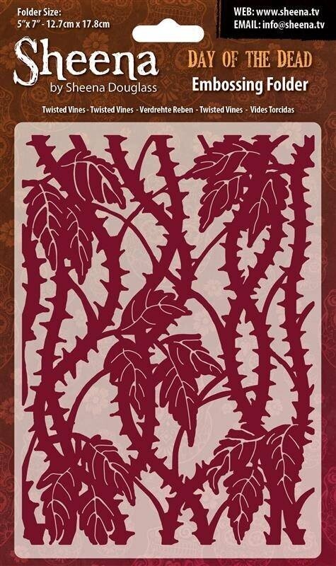 Sheena Douglass 5&quot; x 7&quot; Embossing Folder TWISTED VINES