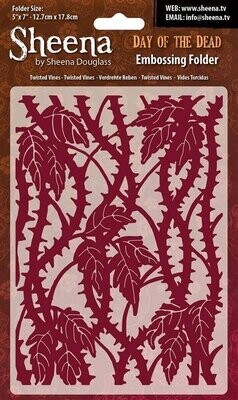 Sheena Douglass 5&quot; x 7&quot; Embossing Folder TWISTED VINES