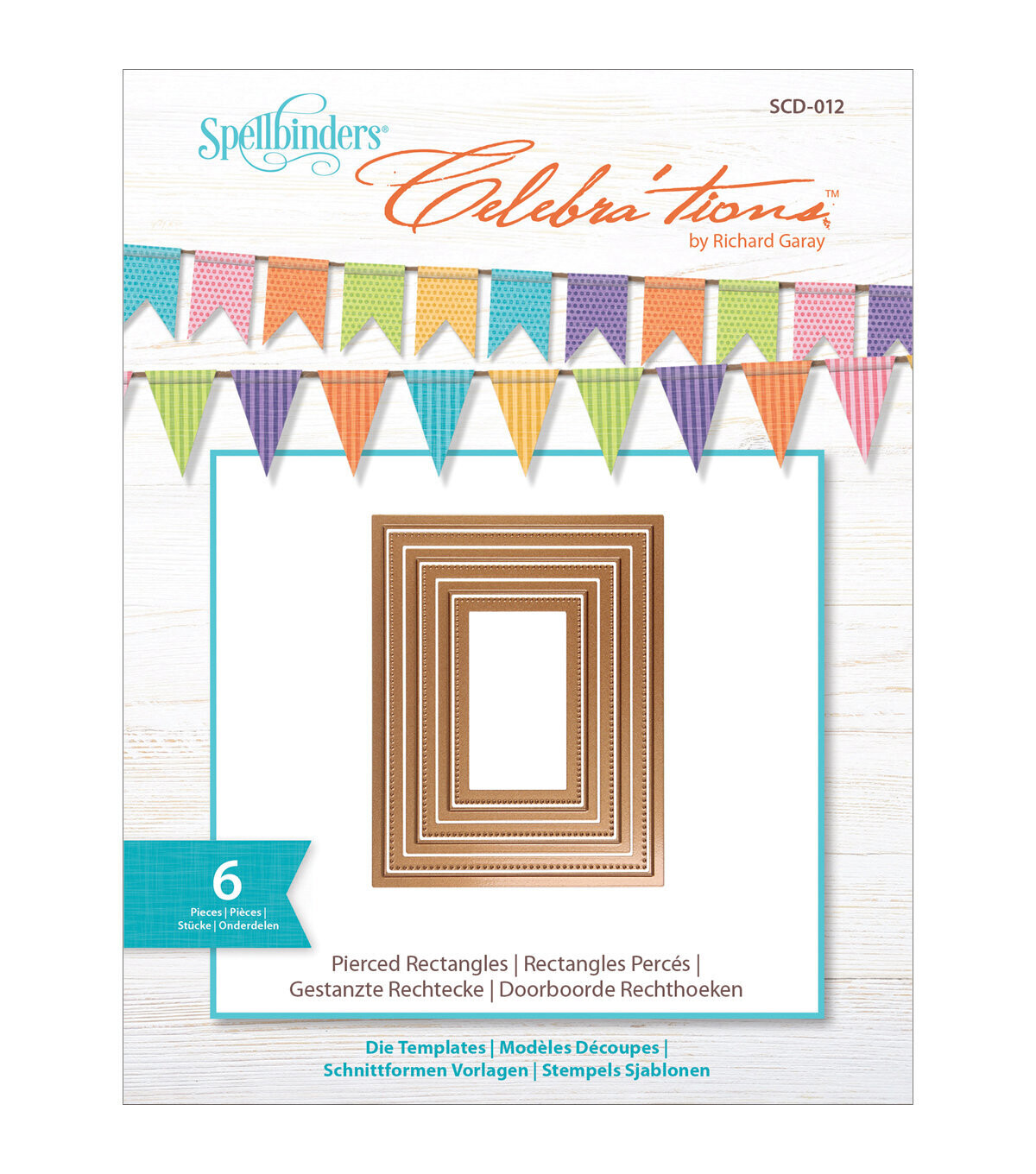 Spellbinders Richard Garay PIERCED RECTANGLES