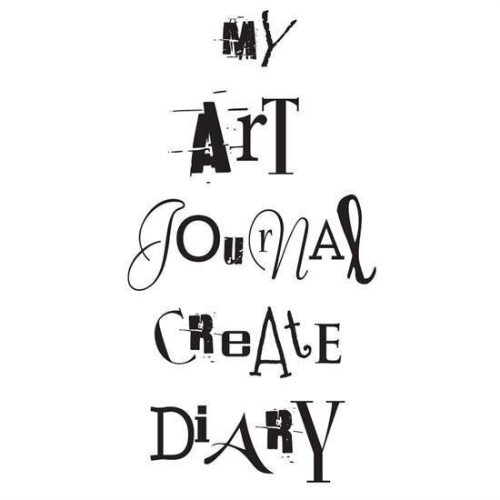 Clarity Stamps - Word Chain set #1 JOURNAL  **REDUCED**