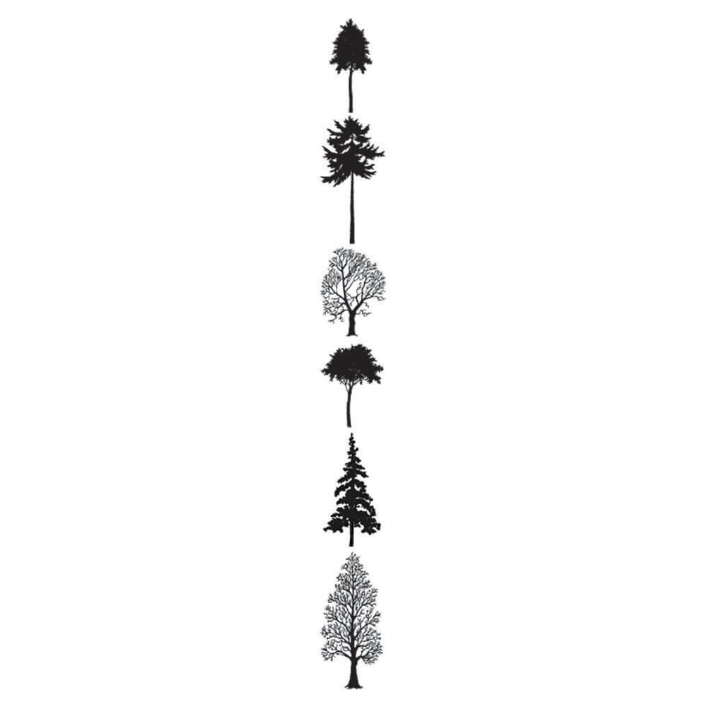 Clarity Stamp - WEE TREES  **REDUCED**