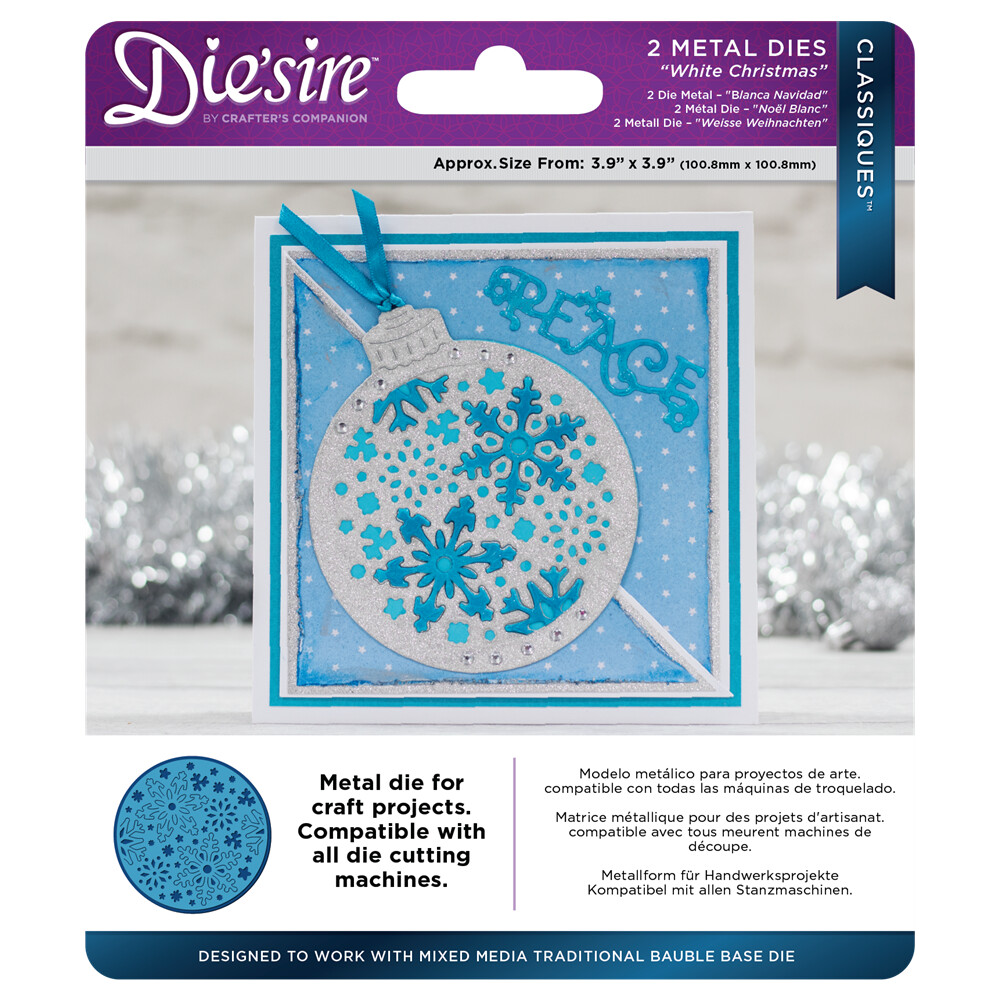 Die&#39;Sire Classiques Dies - WHITE CHRISTMAS **LESS THAN HALF PRICE**
