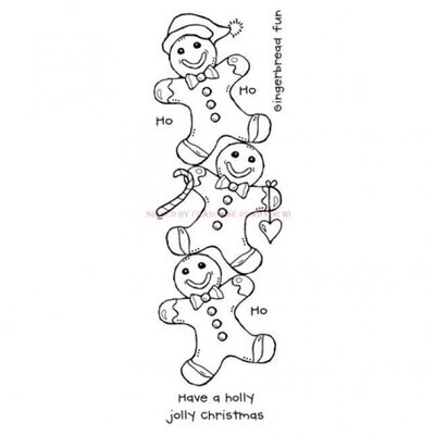 Woodware Stamps - GINGERBREAD MAN