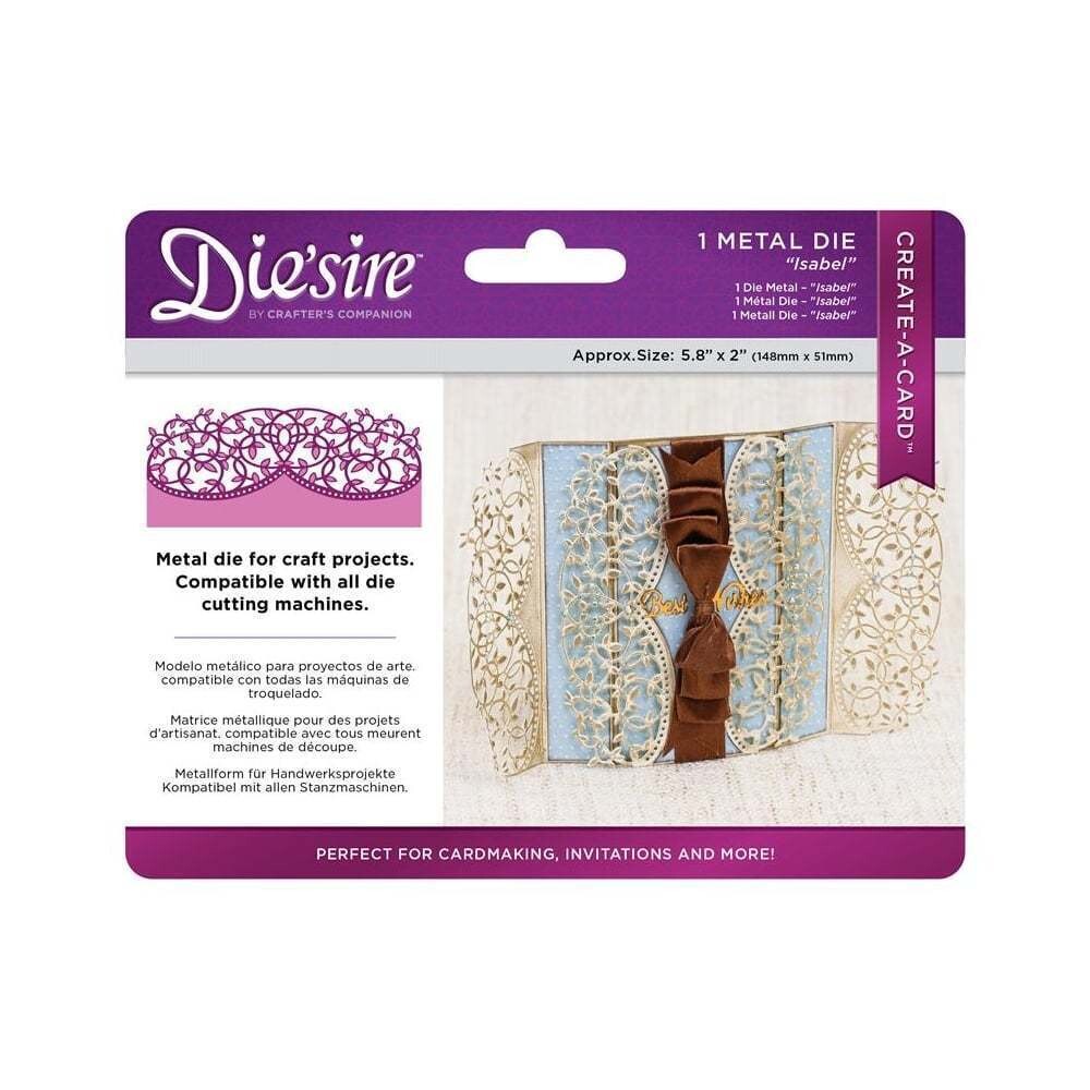 Die&#39;Sire Create A Card Die - ISABEL  **HALF PRICE**
