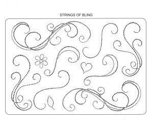 Creative Expressions Unmount A5 STRING OF BLING ** OVER 50% OFF**