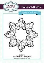 Stamps by Sue Wilson - GINGERBREAD COOKIE **LESS than Half Price