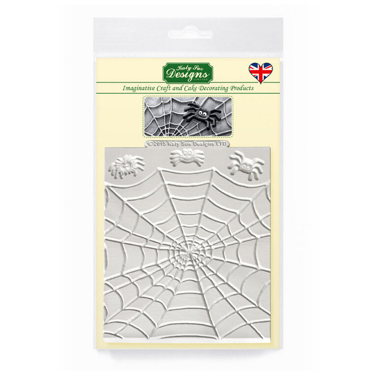 Katy Sue Designs Silicone Mould - SPIDERS &amp; WEB