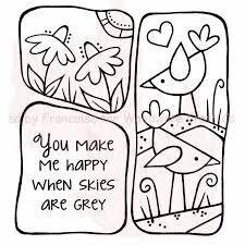 Woodware Crafts Acrylic Stamp Set - YOU MAKE ME HAPPY