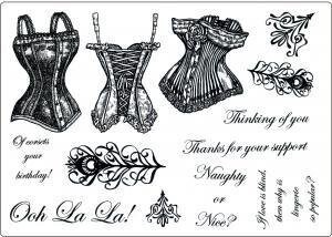 Creative Expressions Unmount A5 VINTAGE LINGERIE ** OVER 50% OFF**
