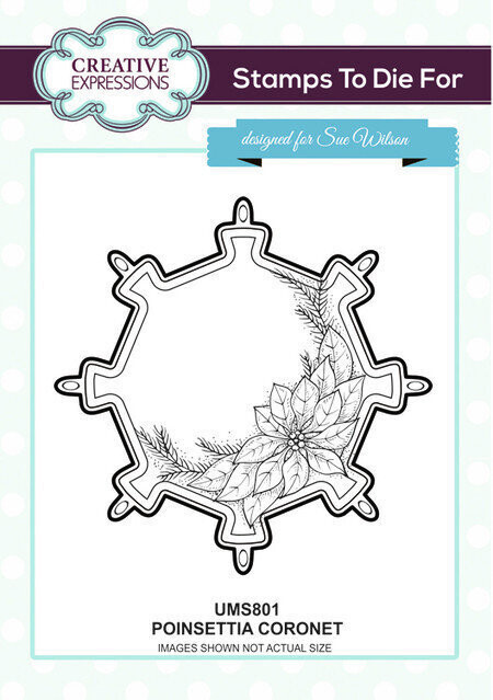 Stamps by Sue Wilson - POINSETTIA CORONET  **LERSS than Half Price**