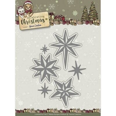 Yvonne Creations - Celebrating Christmas - Die TWINKLING STARS