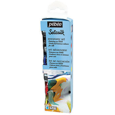Pebeo Setasilk Discovery Set 6 x 20ml Silk Painting