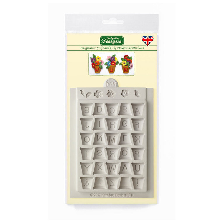 Katy Sue Designs Mould - ALPHA POTS