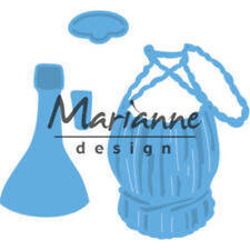 LR0479 ITALIAN WINE BOTTLE  die by Marianne Designs Creatables