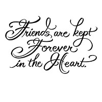 Stampendous - Cling Rubber Stamps - HEART FRIENDS