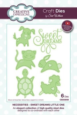 Dies by Sue Wilson - Necessities- SWEET DREAMS LITTLE ONE  **REDUCED**
