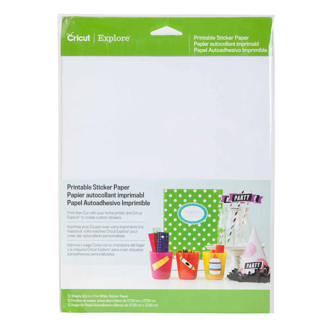 Cricut PRINTABLE STICKER PAPER