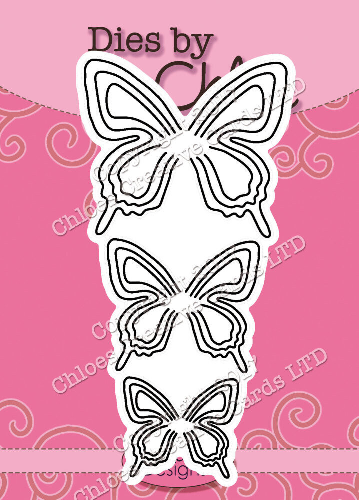 Dies by Chloe NEW! CHCC-026 LAYERED BUTTERFLIES