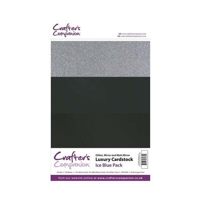 Crafter's Companion Luxury Cardstock pack - ICE BLUE