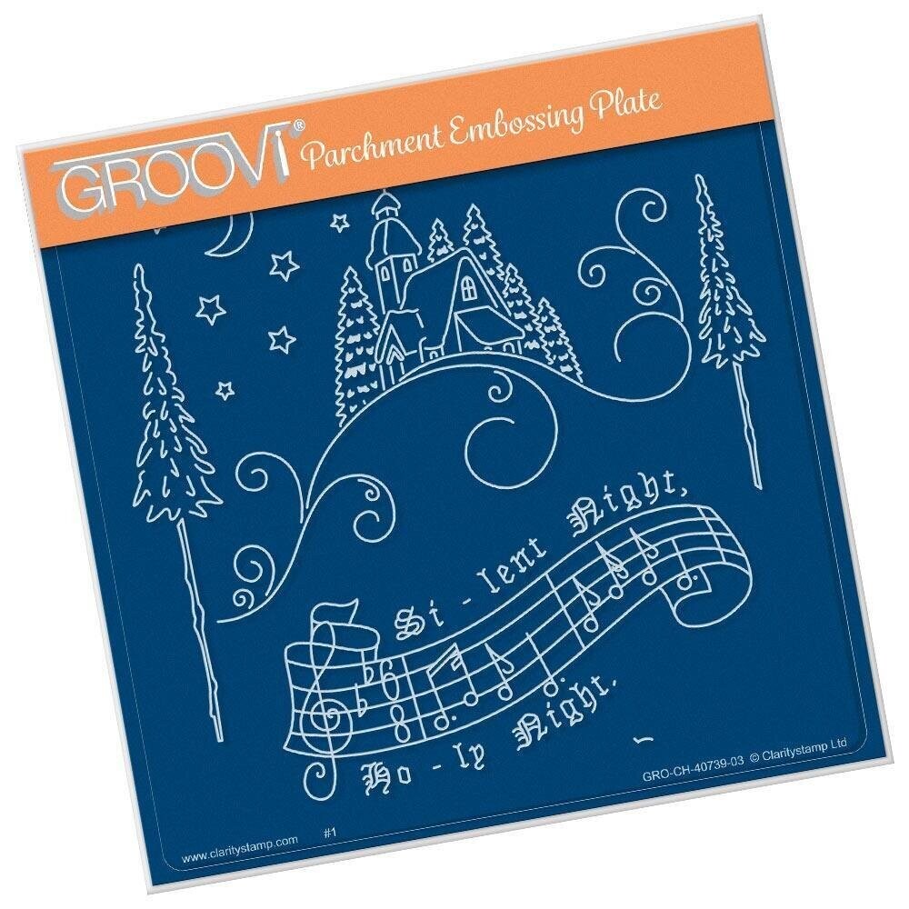 ClarityStamps Groovi - Plate A5  SILENT NIGHT