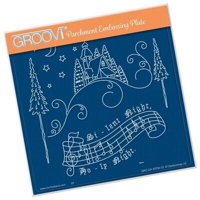 ClarityStamps Groovi - Plate A5  SILENT NIGHT