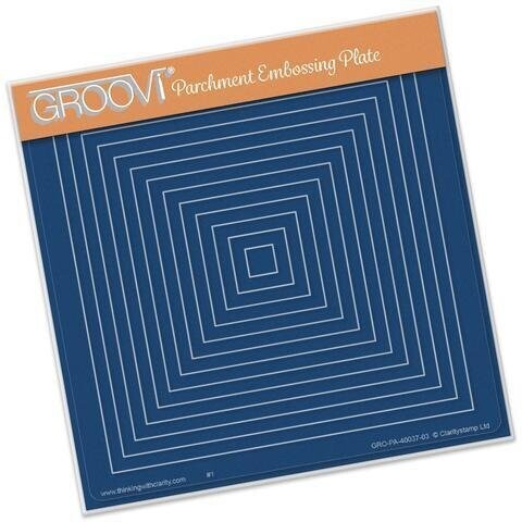 ClarityStamps Groovi - Plate A5 NESTED SQUARE