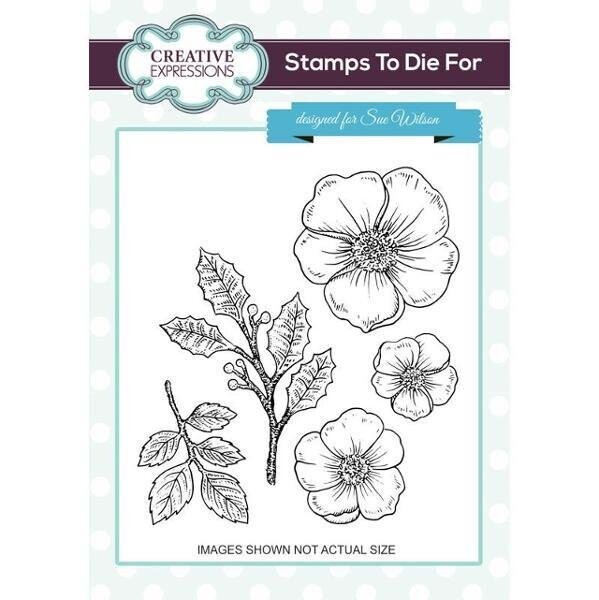 Stamps by Sue Wilson - CHRISTMAS ROSE **HALF PRICE**