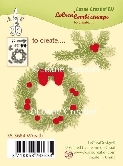 Leane Creatief BV Stamp Set - WREATH
