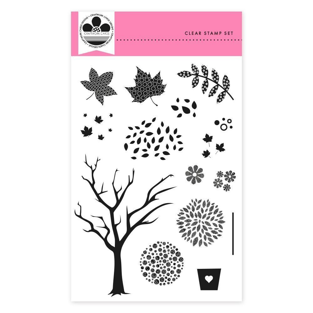 Craftwork Cards Stamp set - MULBERRY TREE **HALF PRICE**