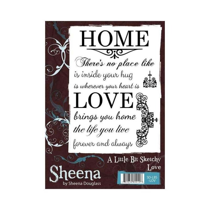 Sheena Douglass A6 Stamp - LOVE **HALF PRICE**