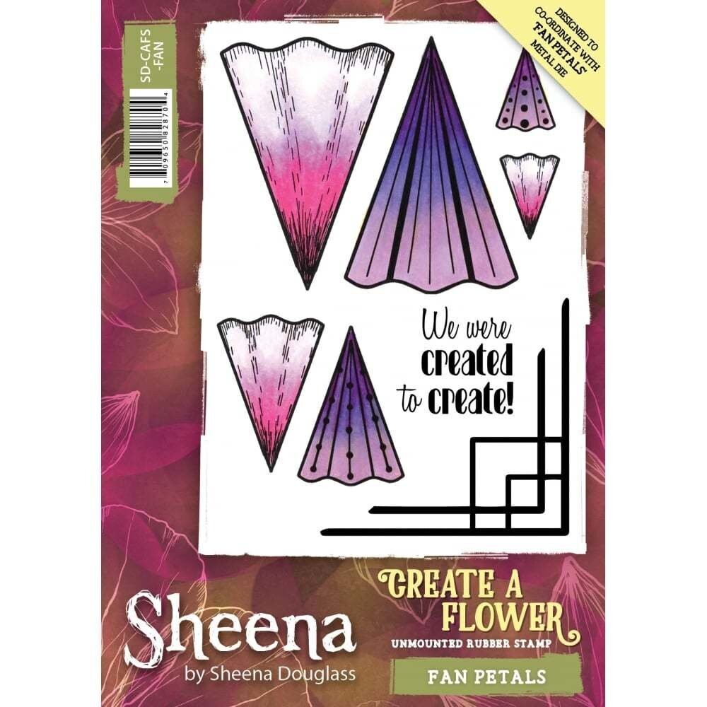 Create A Flower Stamp sets NEW!  - FAN PETALS   **Less than Half Price**