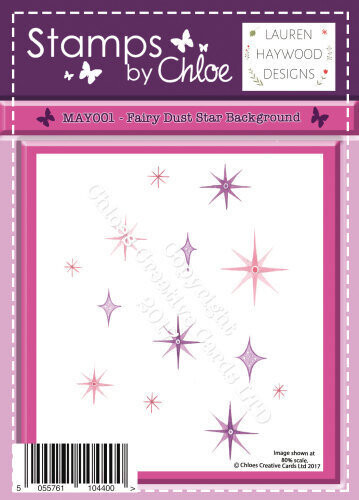 Stamps by Chloe NEW! MAY001 FAIRY DUST Backround Stamp