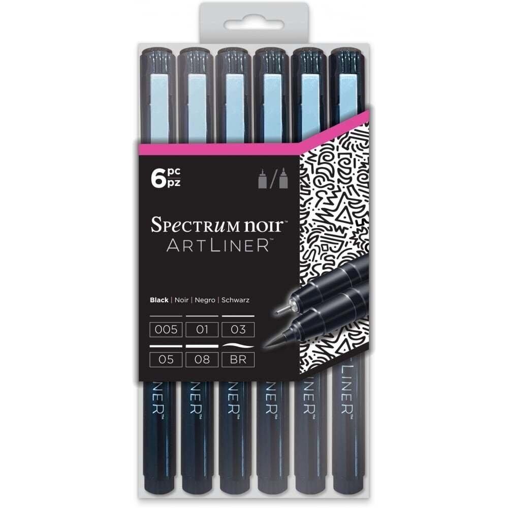 Spectrum Noir ARTLINER 6 pk BLACK