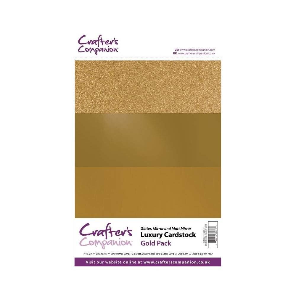 Crafter&#39;s Companion Luxury Cardstock pack - GOLD