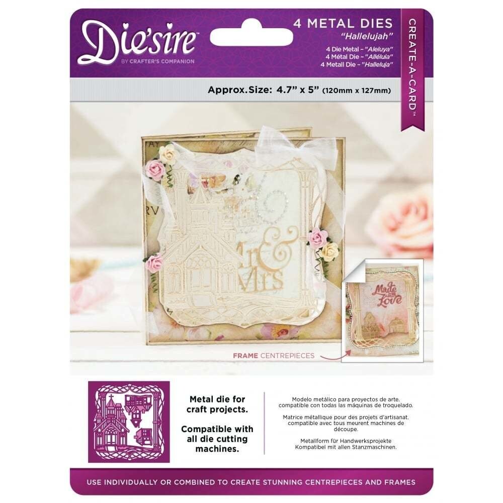 Die&#39;Sire Create A Card Die 2017 - HALLELUJAH  **LESS THAN HALF PRICE** Last 1