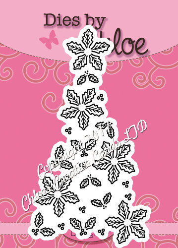 Dies by Chloe  CHCC-030 HOLLY FLOWER TREE