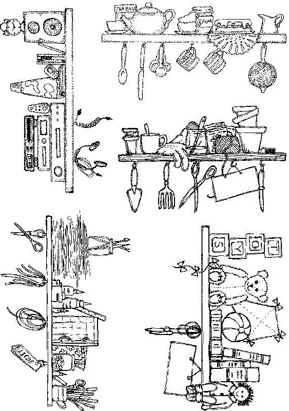 Lindsay Mason Designs - Clear Stamp - SHELVES