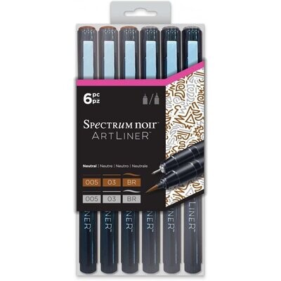 Spectrum Noir ARTLINER 6 pk NEUTRAL