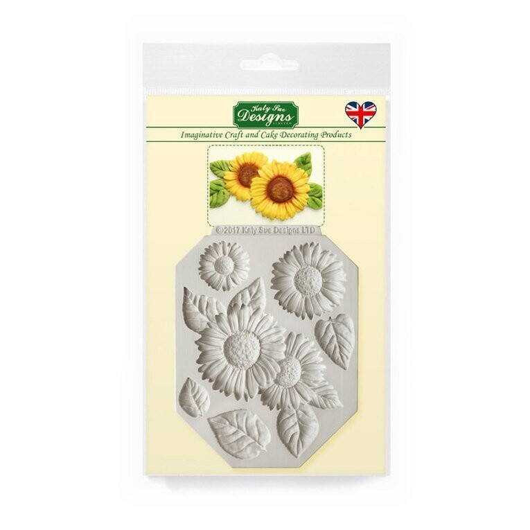 Katy Sue Designs Silicone Mould - SUNFLOWERS
