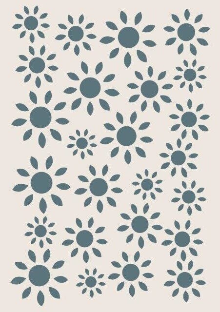 Sentimentally Yours - Stencil - FLORAGANZA by Phil Martin
