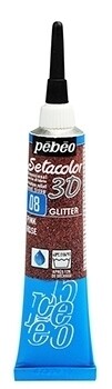 Pebeo Setacolour Glitter Effect Fabric Paint  PINK 08 20ml