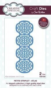 Dies by Sue Wilson -  Petite Striplet -ATLAS CED1620  **50% Off**