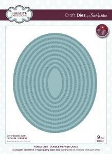Dies by Sue Wilson - Noble - DOUBLE PIERCED OVAL CED5514