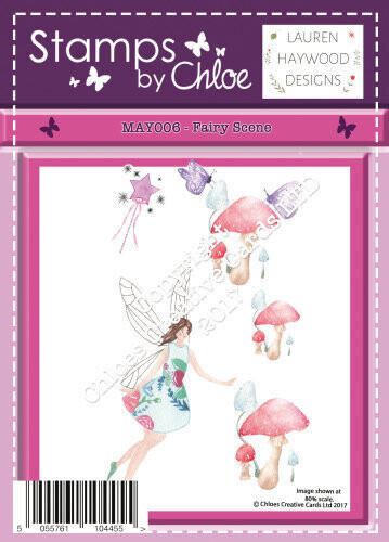 Stamps by Chloe NEW! MAY006 FAIRY SCENE Stamp